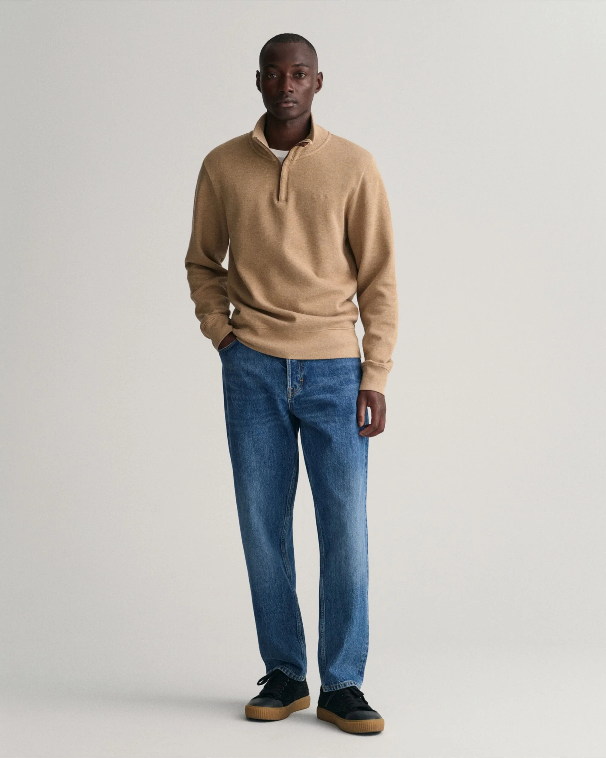 Sacker Rib Half-Zip Sweatshirt - Image 9